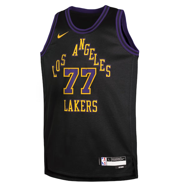 Luka Dončić Los Angeles Lakers Nike Youth 2025/26 City Edition Swingman Jersey - Black