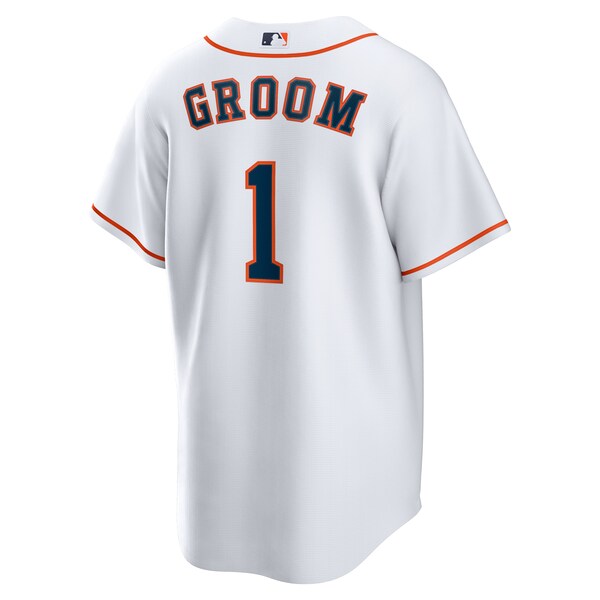Houston Astros Nike #1 Groom Home Replica Jersey - White
