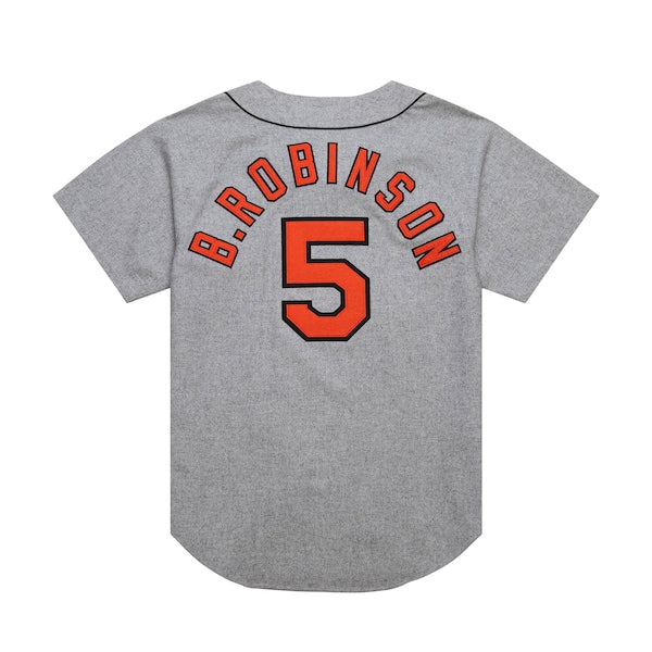 Brooks Robinson Baltimore Orioles Cooperstown Collection 1966 Authentic Jersey - Gray