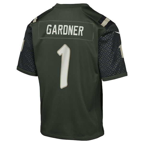 Ahmad Sauce Gardner New York Jets Nike Youth 2025 Rivalries Collection Game Jersey - Gotham Green
