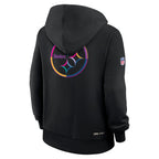 Pittsburgh Steelers Nike Women's 2025 NFL Crucial Catch Sideline Standard Issue Dri-FIT Hoodie - Black