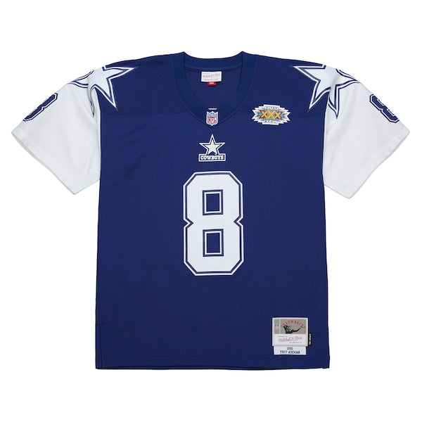 Troy Aikman Dallas Cowboys  1995 Legacy Replica Jersey - Navy