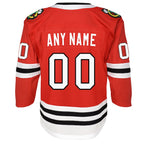 Chicago Blackhawks Youth Premier Custom Jersey - Red