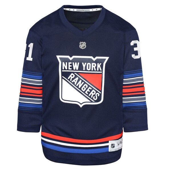 Igor Shesterkin New York Rangers Youth Alternate Replica Player Jersey - Navy