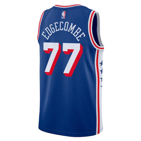V. J. Edgecombe Philadelphia 76ers Nike Unisex 2025 NBA Draft First Round Pick Swingman Jersey - Icon Edition - Royal
