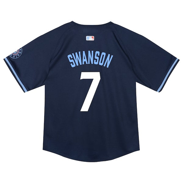 Dansby Swanson Chicago Cubs Nike Toddler City Connect Limited Player Jersey - Navy