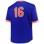 Dwight Gooden New York Mets Profile Big & Tall Cooperstown Collection Mesh Batting Practice Jersey - Royal