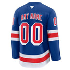 New York Rangers  Home Premium Custom Jersey - Royal/Navy/White