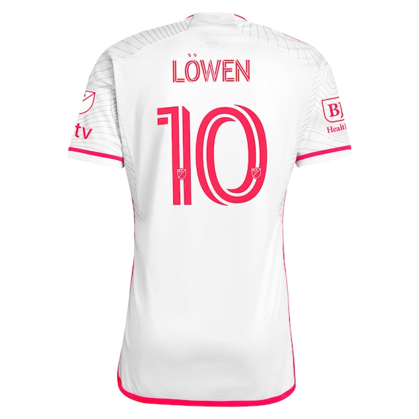 Eduard Löwen St. Louis City SC adidas 2024 The Confluence Kit Authentic Player Jersey - White