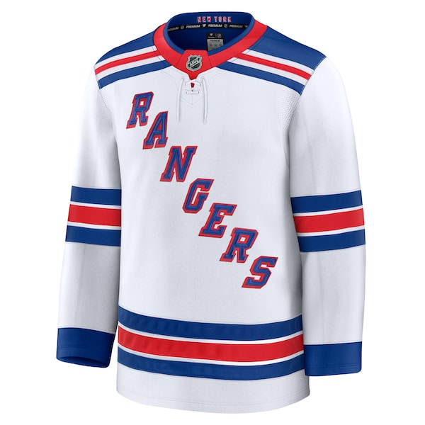 New York Rangers  Away Premium Jersey - White/Navy/Blue