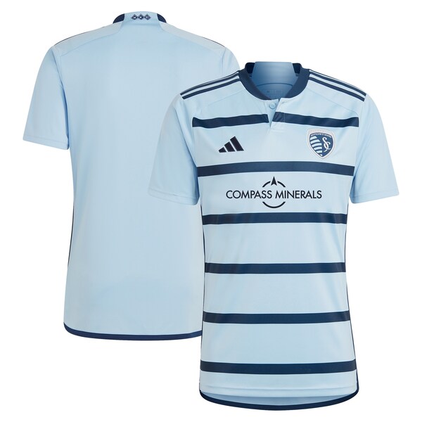 Sporting Kansas City adidas 2024 Hoops 4.0 Replica Jersey - Light Blue