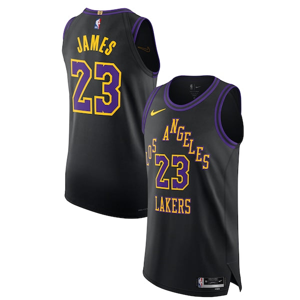LeBron James Los Angeles Lakers Nike Unisex 2025/26 Authentic Jersey - City Edition - Black