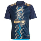 Tai Baribo Philadelphia Union adidas Youth 2024 The XV Kit Replica Player Jersey - Navy