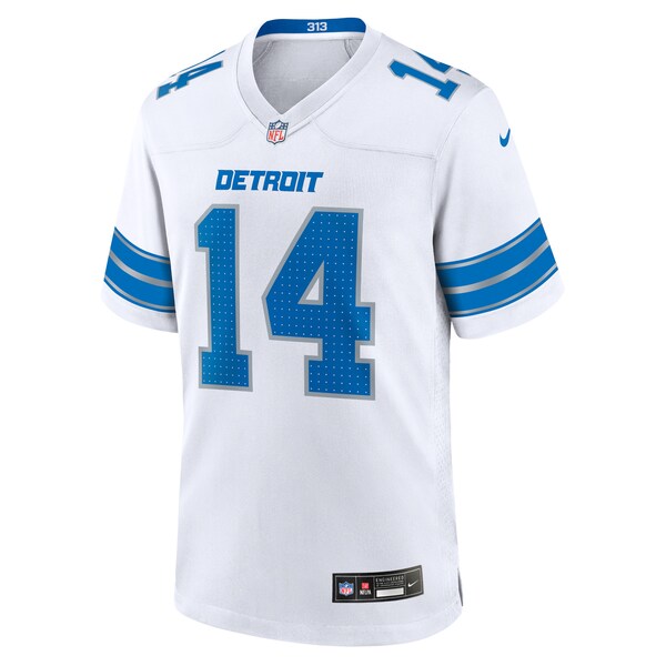 Amon-Ra St. Brown Detroit Lions Nike Game Jersey - White/Blue