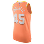 Donovan Mitchell Cleveland Cavaliers Nike Unisex 2025/26 Authentic Jersey - City Edition - Orange