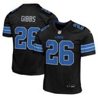 Jahmyr Gibbs Detroit Lions Nike Youth Alternate Player Game Jersey - Black