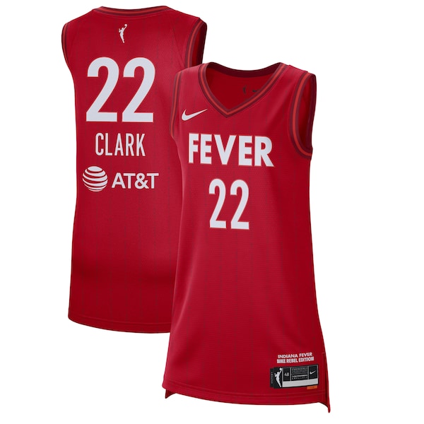 Caitlin Clark Indiana Fever Nike Women's 2024 WNBA Draft Rebel Edition Victory Player Jersey - Navy/Red