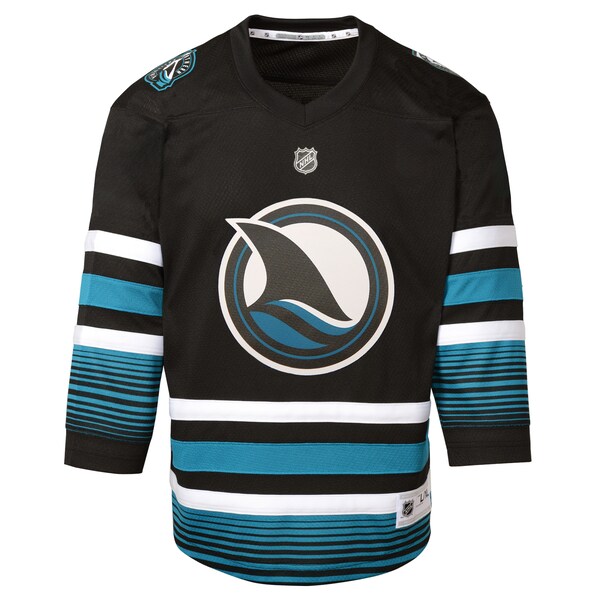 San Jose Sharks Preschool Alternate Replica Jersey - Black