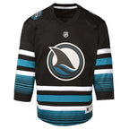 San Jose Sharks Preschool Alternate Replica Jersey - Black