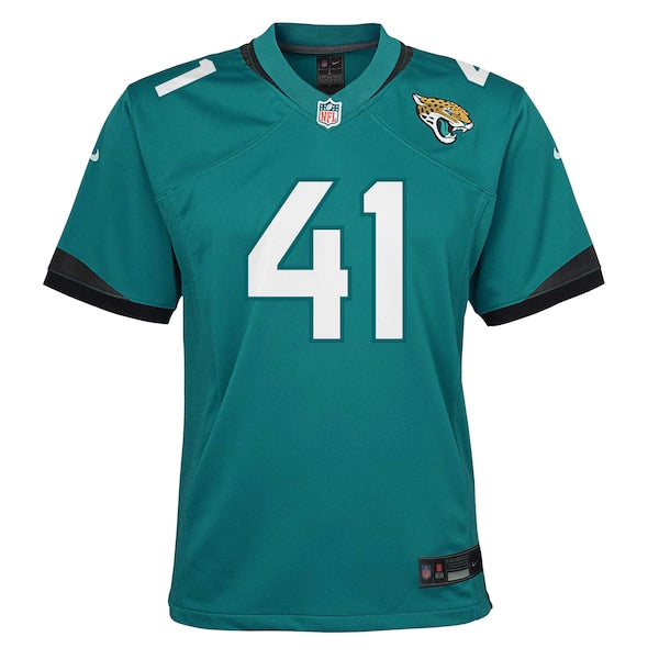 Josh Hines-Allen Jacksonville Jaguars Nike Youth Team Game Jersey - Teal