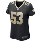 Zack Baun New Orleans Saints Nike Women's Game Jersey - Black