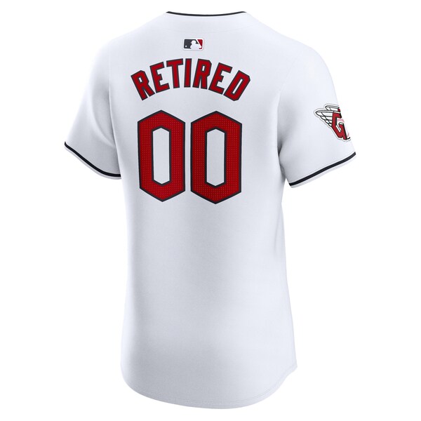 Cleveland Guardians Nike Home Elite Pick-A-Player Retired Roster Jersey - White