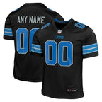 Detroit Lions Nike Youth Alternate Custom Game Jersey - Black