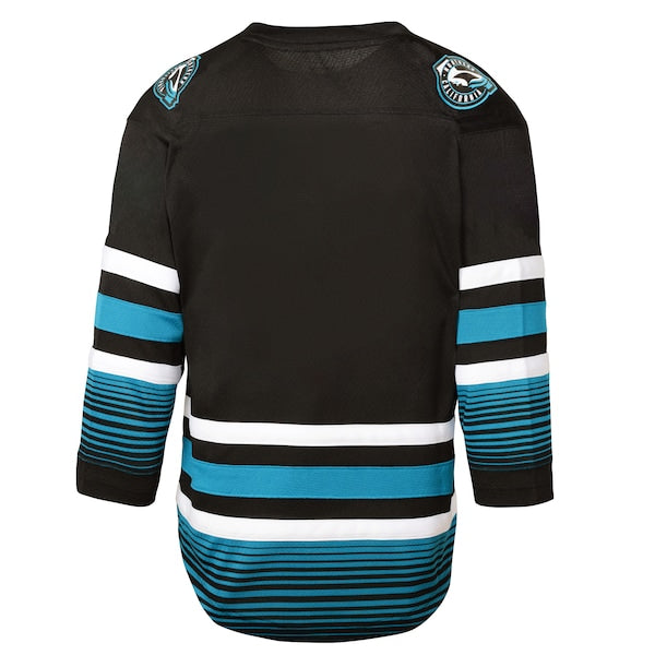 San Jose Sharks Preschool Alternate Replica Jersey - Black
