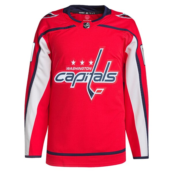 Washington Capitals adidas  Home  Primegreen Authentic Custom Jersey - Red