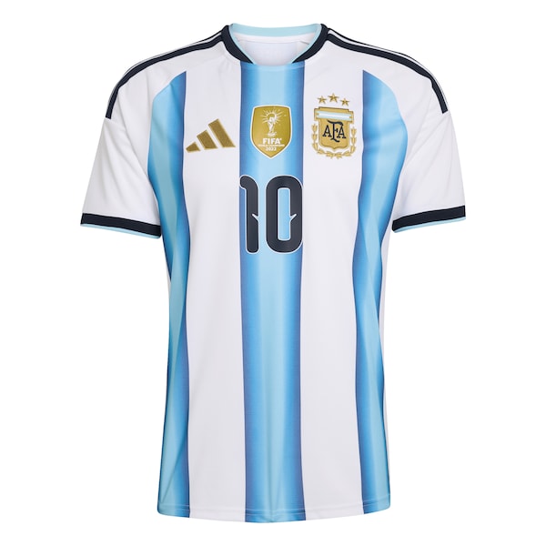 Lionel Messi Argentina National Team adidas FIFA x World Cup 2022 Winners Home Replica Jersey - White