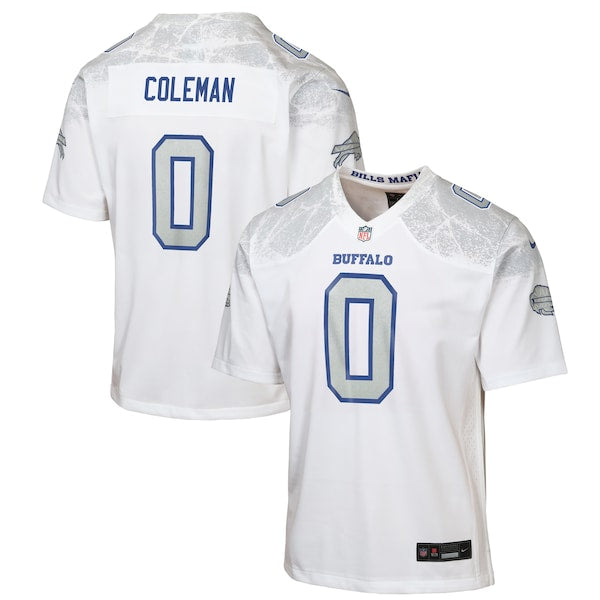 Keon Coleman Buffalo Bills Nike Youth 2025 Rivalries Collection Game Jersey - White