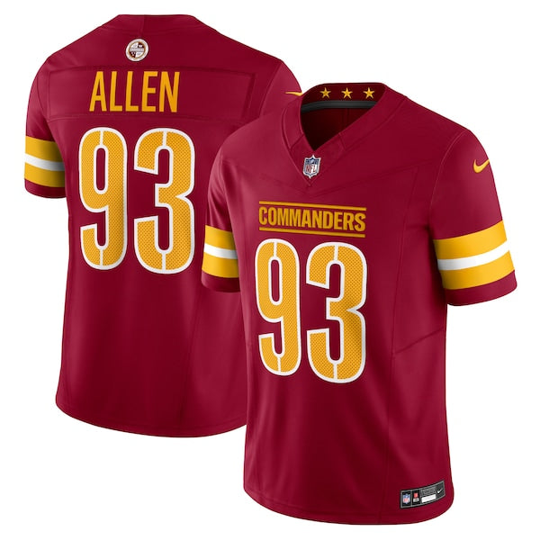 Jonathan Allen Washington Commanders Nike Vapor F.U.S.E. Limited Jersey - Burgundy/Black