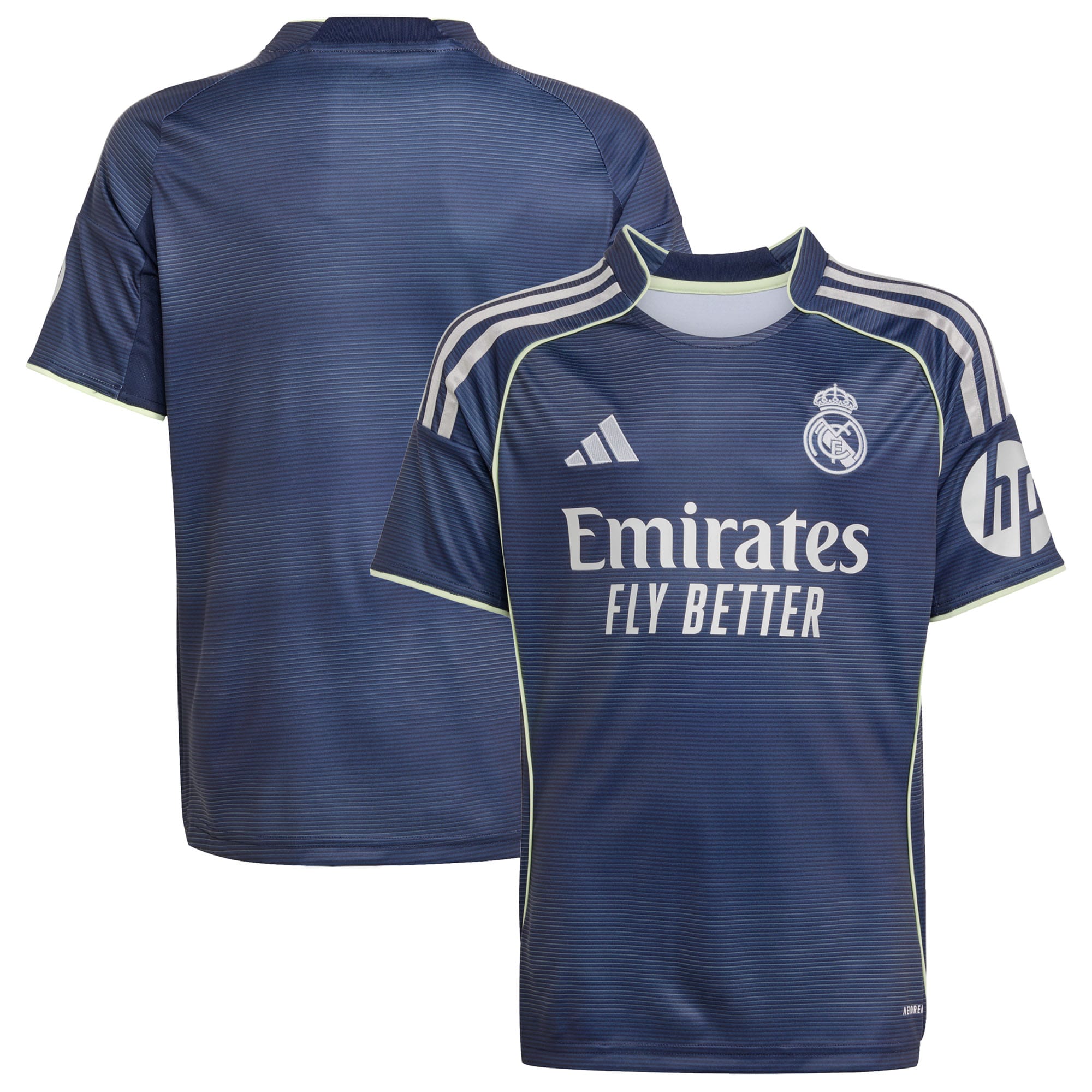Los Merengues adidas Youth 2025/26 Home Replica Jersey - White/Blue