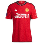 Manchester United adidas 2023/24 Home Authentic Custom Jersey - Red