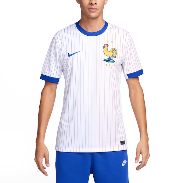 France National Team Nike 2024 Away Replica Blank Jersey - White