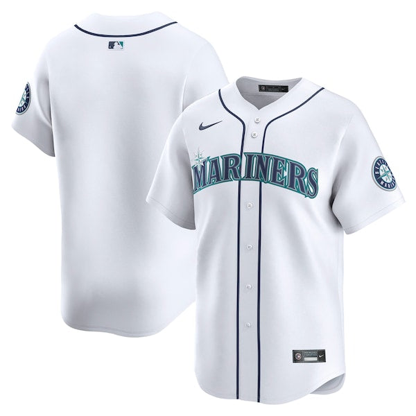 Seattle Mariners Nike Home Limited Jersey - White