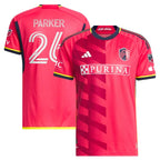 Tim Parker St. Louis City SC adidas 2024 The Spirit Kit Authentic Jersey - Red