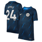 Reece James Chelsea Nike Youth 2023/24 Away Stadium Replica Player Jersey - Navy