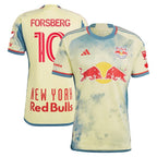 Emil Forsberg New York Red Bulls adidas 2024 Daniel Patrick Kit Authentic Player Jersey – Yellow