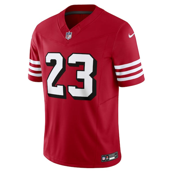 Christian McCaffrey San Francisco 49ers Nike Vapor F.U.S.E. Limited Jersey - Scarlet/White