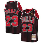 Michael Jordan Chicago Bulls  Youth 1996-97 Hardwood Classics Authentic Jersey - Black/Red/Red/White