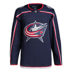 Columbus Blue Jackets adidas Home Primegreen Authentic Jersey - Navy