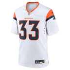 Javonte Williams Denver Broncos Nike Game Jersey - White