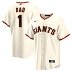 San Francisco Giants Nike #1 Dad Home Replica Jersey - White