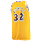 Magic Johnson Los Angeles Lakers Big & Tall 1984/85 NBA 75th Anniversary Diamond Swingman Jersey - Gold