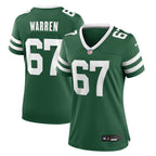 Carter Warren New York Jets Nike Women's Team Game Jersey - Legacy Green