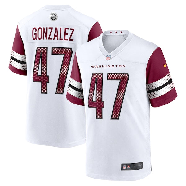 Zane Gonzalez Washington Commanders Nike Game Jersey -  White