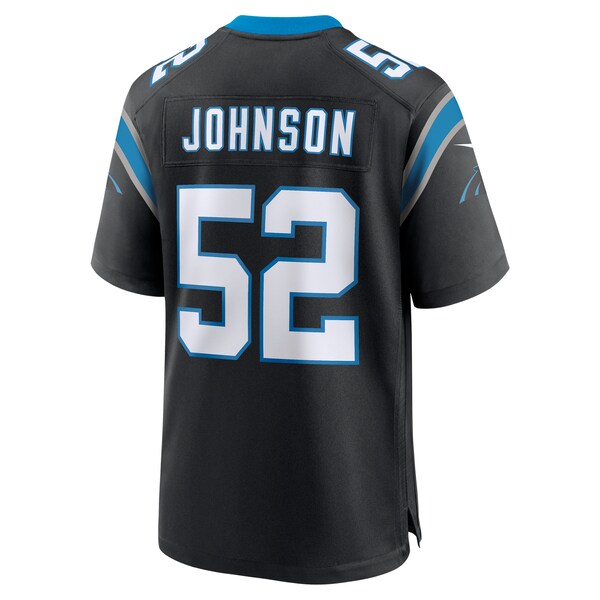 DJ Johnson Carolina Panthers Nike  Game Jersey -  Black