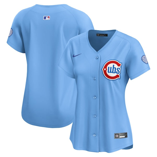 Chicago Cubs Nike Women's Alternate Limited Jersey - Light Blue