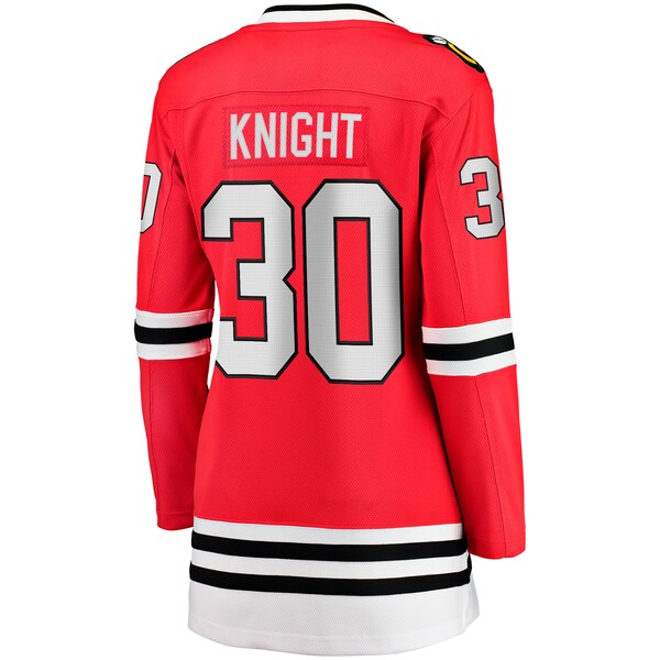 Spencer Knight Chicago Blackhawks  Women's Home Breakaway Player Jersey - Red